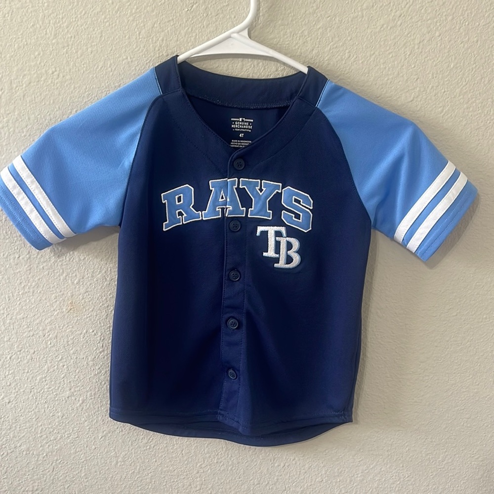 Tampa Bay Rays jersey size 4T
